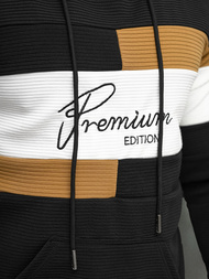 Juodas vyriškas džemperis OZONEE O/B7524Z