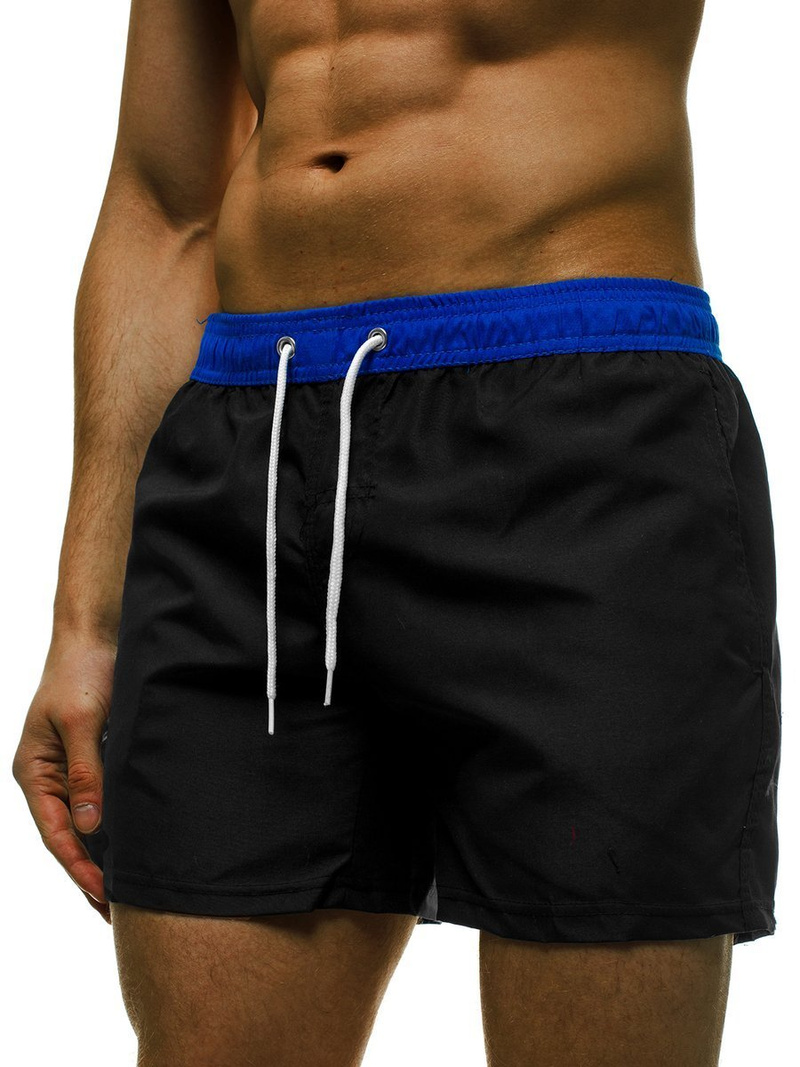 Juodai-Mėlyni vyriški maudymosi šortai OZONEE ST004-5