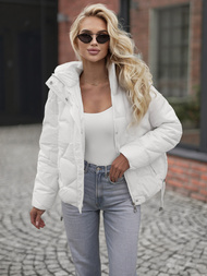 Baltas moteriška striukė OZONEE JS/5M3336/281Z