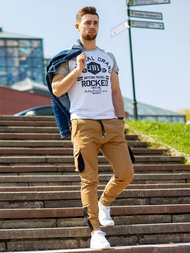 Camel vyriškos jogger stiliaus kelnės OZONEE A/705