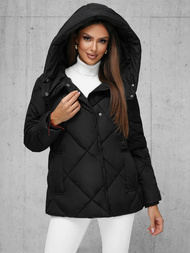 Juoda moteriška striukė OZONEE JS/5M3175/392Z