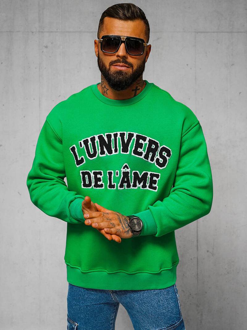 Žalia džemperis OZONEE O/SWE23055