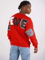 Raudona džemperis OZONEE O/SWE23034Z