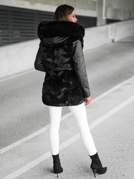 Juoda moteriška striukė OZONEE JS/11Z8090Z