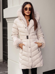 Ecru moteriška striukė OZONEE JS/5M3156/254Z