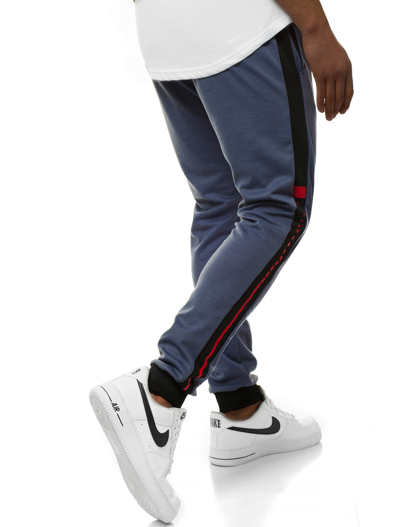 Granatinės vyriškos sportinės kelnės OZONEE JS/AM100