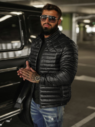 Juodi vyriška striukė OZONEE JS/16M9328/392BZ