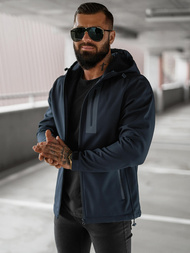 Granatinė vyriška softshelte striukė OZONEE JS/27B6513/25Z