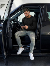 Mėlyni vyriški džinsai OZONEE O/EM8886Z