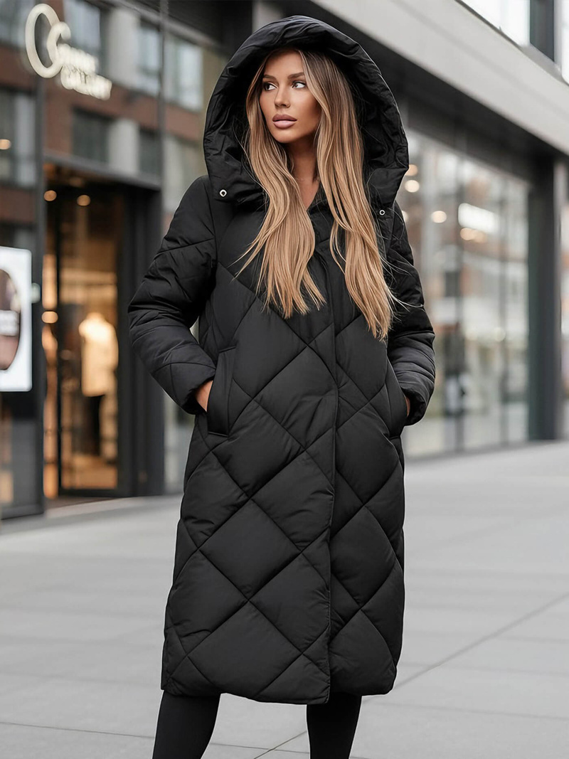 Juoda moteriška striukė OZONEE JS/5M3173/392Z