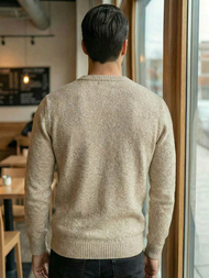 Smėliniai Vyriškas Megztinis OZONEE JS/59B3607/155