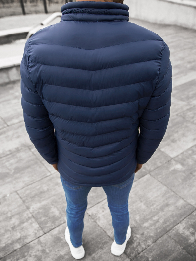 Pereinamojo laikotarpio granatinė vyriška striukė OZONEE JB/JP1100Z