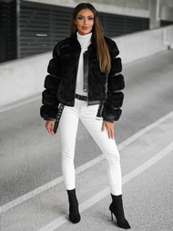 Juoda moteriška striukė OZONEE JS/11Z8080Z