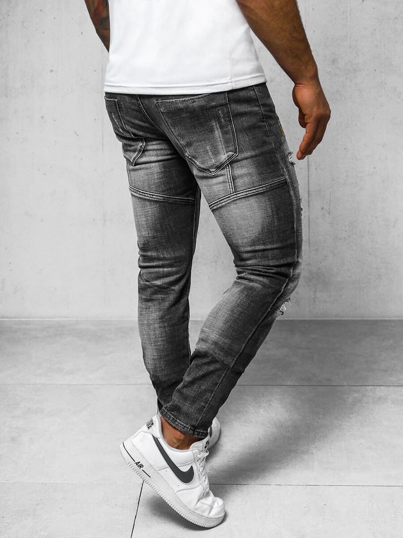 Juoda vyriški džinsai OZONEE NB/MP0047NZ