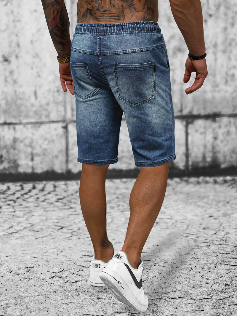 Tamsiai-mėlyni vyriški šortai OZONEE NB/MP0276BS