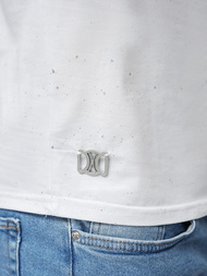 Baltas vyriški marškinėliai OZONEE O/QQ1388