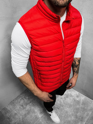 Raudona vyriška liemenė OZONEE JS/LY32Z