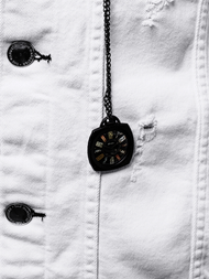 Balta vyriška džinso striukė OZONEE G/600