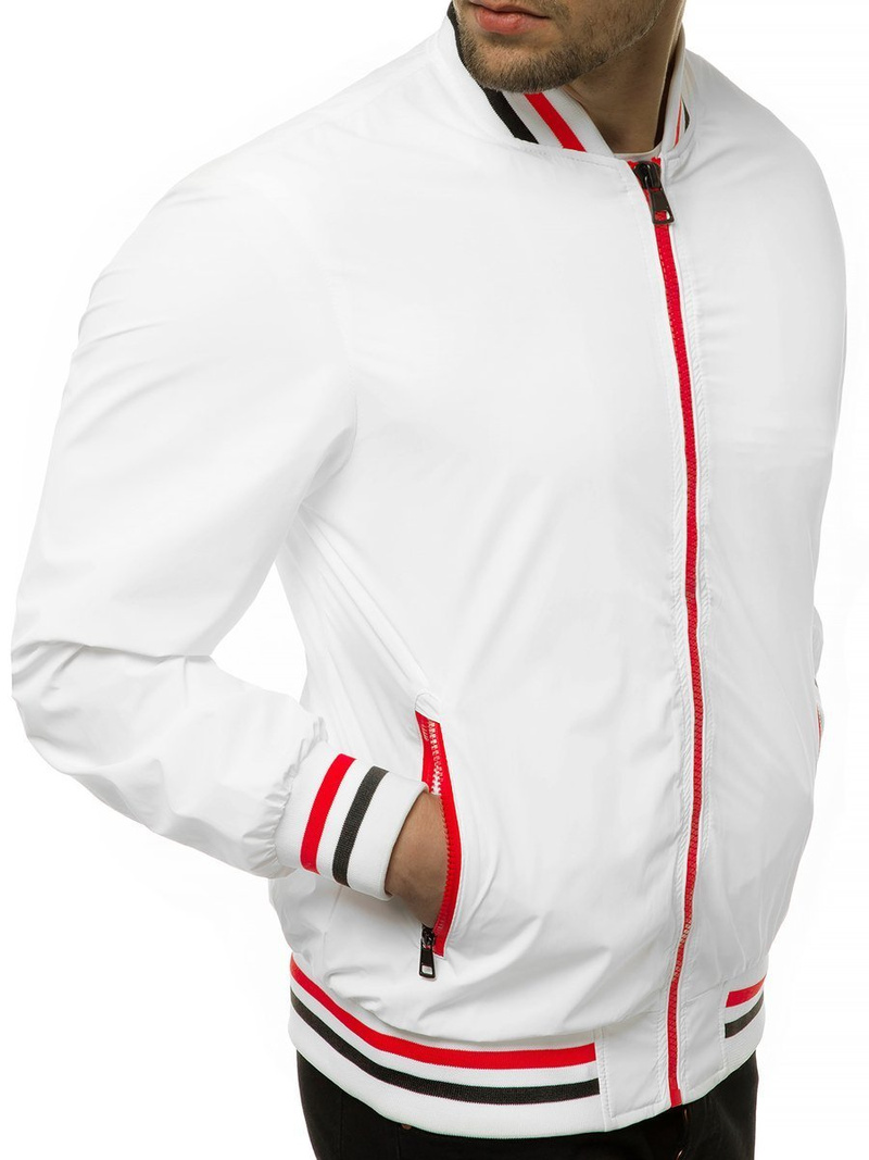 Balta vyriška bomber striukė OZONEE N/6193