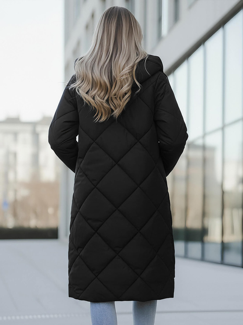 Juoda moteriška striukė OZONEE JS/5M3168/392Z