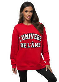 Raudonas džemperis OZONEE O/SWE23055