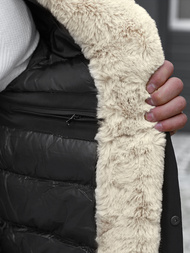 Juoda vyriška žieminė striukė OZONEE JS/22M51/392