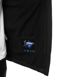 Juodai-Žalia vyriška softshelte striukė OZONEE GE/12269