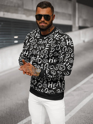 Juodas vyriškas džemperis OZONEE JS/8B1221/3