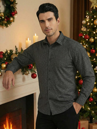 Juodi vyriški marškiniai OZONEE V/V184Z