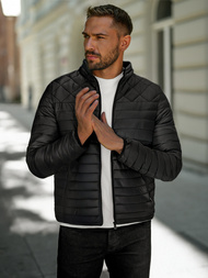 Juodi vyriška striukė OZONEE JS/16M9328/392B