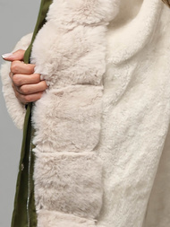 Žalia moteriška striukė OZONEE JS/5M3187/136