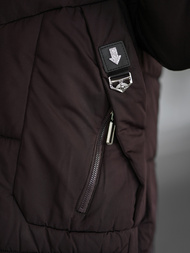 Šokoladas moteriška žieminė striukė OZONEE JS/16M9302/158