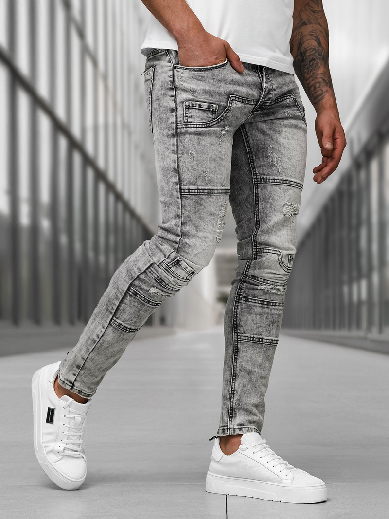 Grafitiniai vyriški džinsai OZONEE NB/MP0163NZ