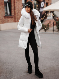 Baltas moteriška striukė OZONEE JS/16M9099/281