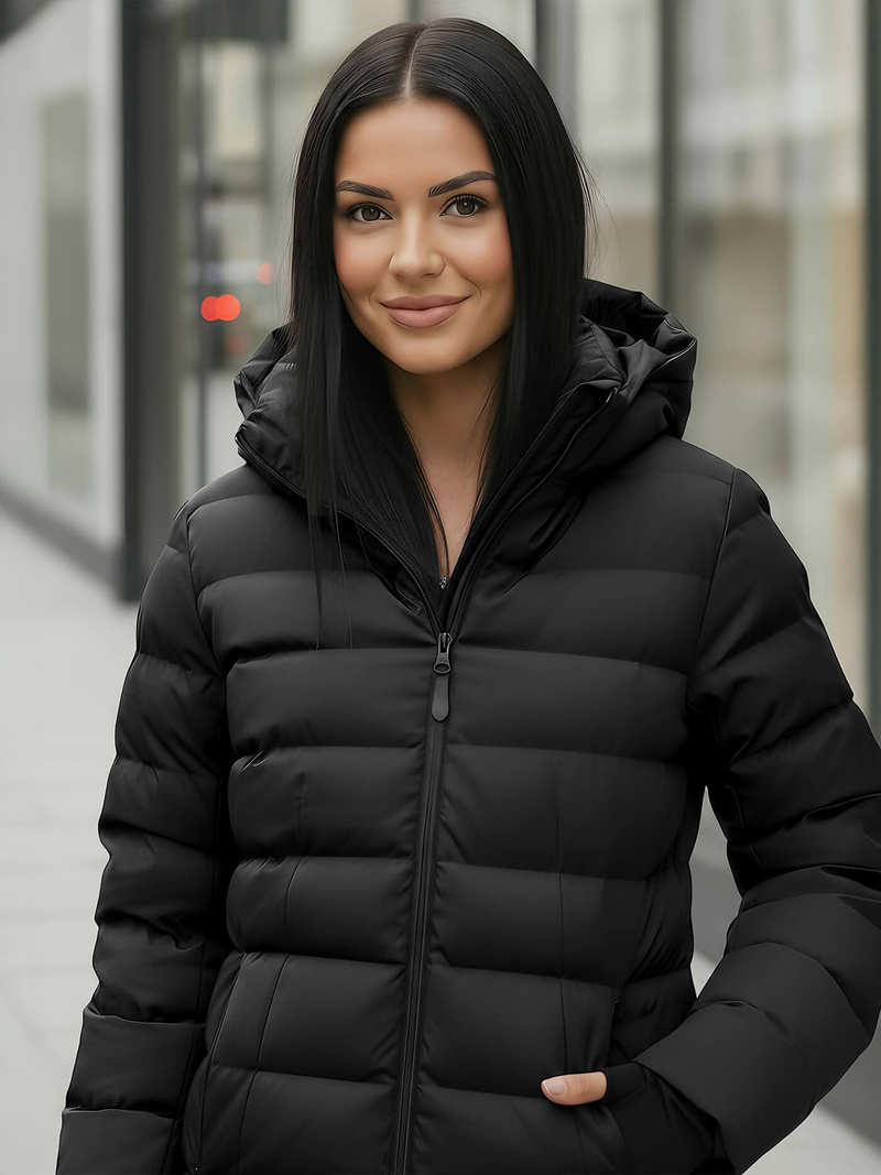 Juodi moteriška striukė OZONEE JS/M769/392