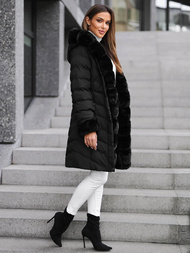 Juoda moteriška striukė OZONEE JS/5M3156/392