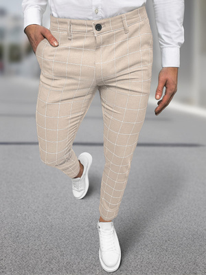 Smėlinės vyriškos chino kelnės OZONEE DJ/5505