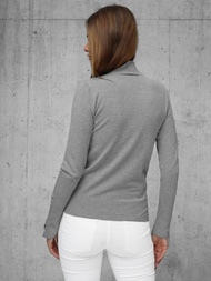 Tamsiai-pilkas moteriškas megztinis OZONEE JS/8002/3