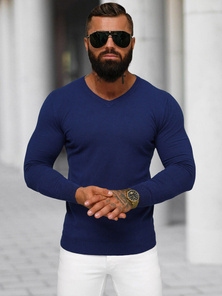 Tamsiai-Mėlynas vyriškas megztinis OZONEE NB/MMB601/5Z