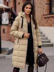 Smėlinis moteriška striukė OZONEE JS/M736/62Z