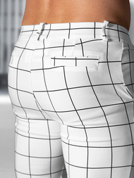 Balti Vyriškos Chino Kelnės OZONEE O/P4009Z