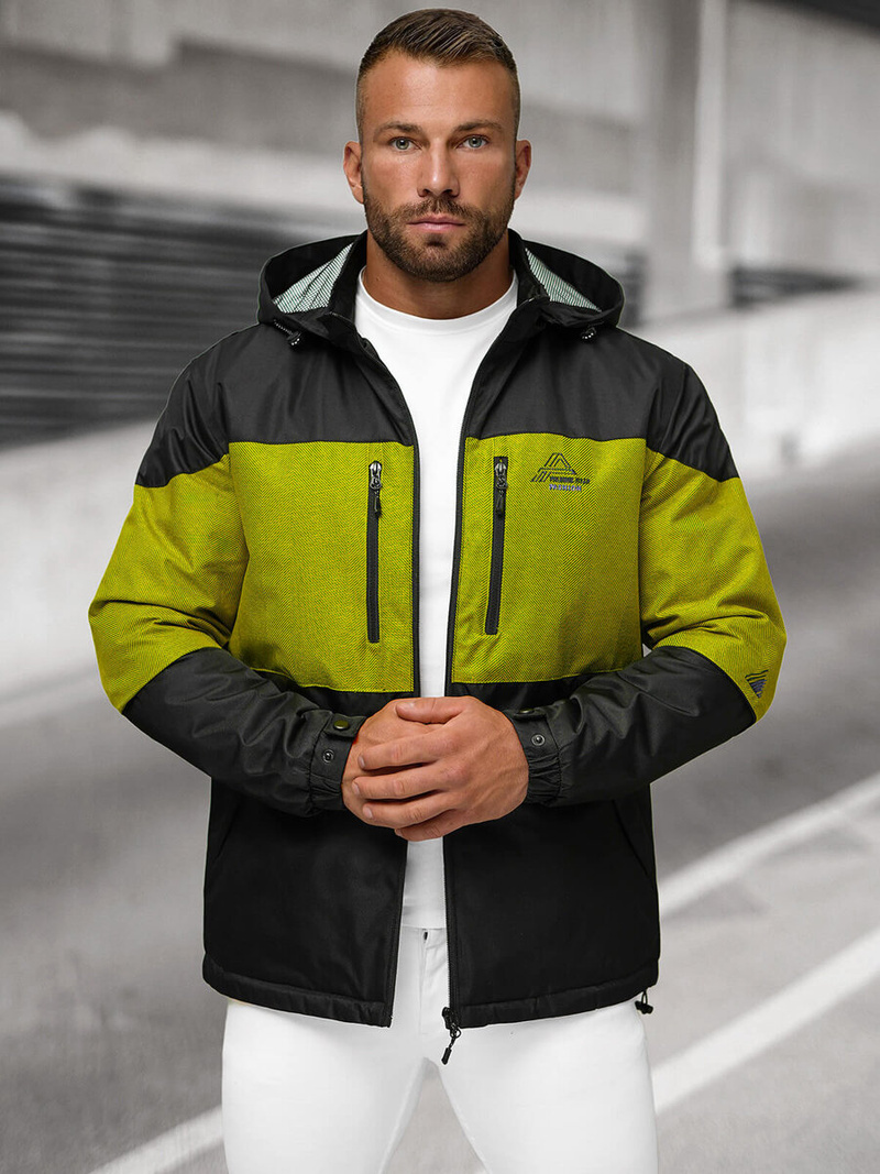 Juoda vyriška striukė OZONEE JS/22M310/392Z