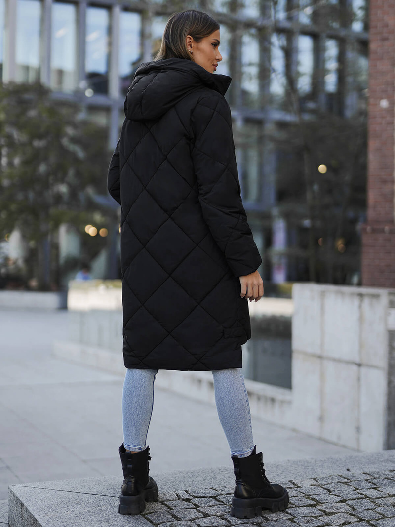 Juoda moteriška striukė OZONEE JS/5M3168/392