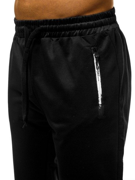  Juodos vyriškos sportinės kelnės JS/XW003SZ