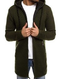 BREEZY B9041S Žalias vyriškas megztinis