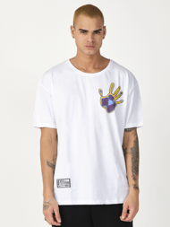 Balti vyriški marškinėliai OZONEE MR/21538