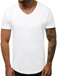 Balti vyriški marškinėliai OZONEE O/2309