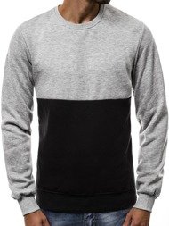 OZONEE JS/TX10 Pilkas vyriškas džemperis