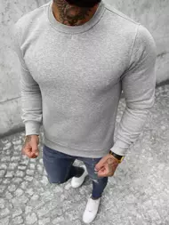 Pilkas vyriškas džemperis OZONEE JS/2001-10Z